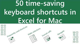 50 Time Saving Keyboard Shortcuts For Excel   Mac Version