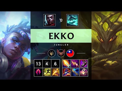 Ekko Jungle vs Hecarim - TW Grandmaster Patch 25.04