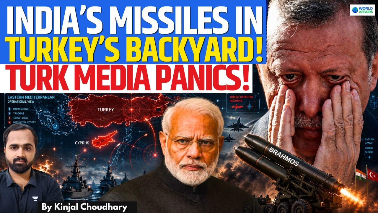 Op Sindoor Revenge - India Enters Erdogan’s Backyard! Turkish Media Panics Over Cyprus Deal | Kinjal