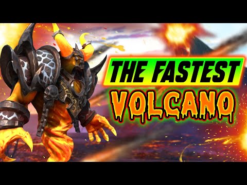 Power Creeping FIRELORD! SUMMON THE VOLCANO - WC3 - Grubby