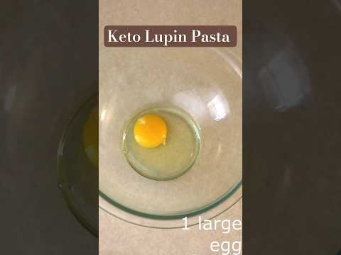 Quick and Easy Keto Lupin Flour Pasta (Nut Free and Gluten Free)