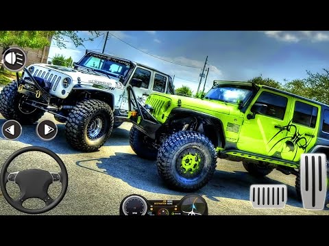 Offroad 4x4 Uphill Jeep Driving Simulator 2021 - SUV Parking Game | Android Gameplay