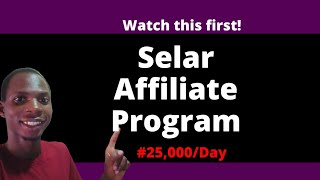 Selar Affiliate Program// Make Money online in 2023