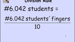 3.4.1 Generalized Counting Rules: Video