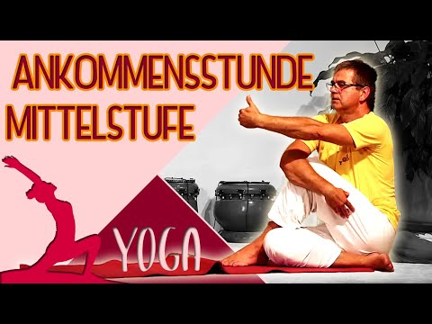 YOGA "Ankommenstunde" Mittelstufe mit Mahavira - Yoga Vidya Live 16:30 Uhr 12.03.2021