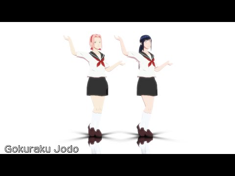 【NARUTO MMD】GARNiDELiA - Gokuraku Jodo - SAKURA*HINATA