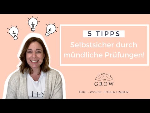 5 Tipps: Selbstsicher durch mündliche Prüfungen!