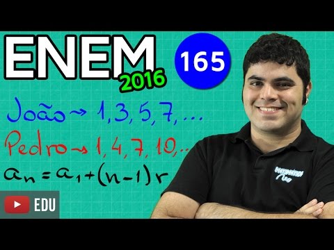 ENEM 2016 Math #30 - Arithmetic Progression (with killer tip)