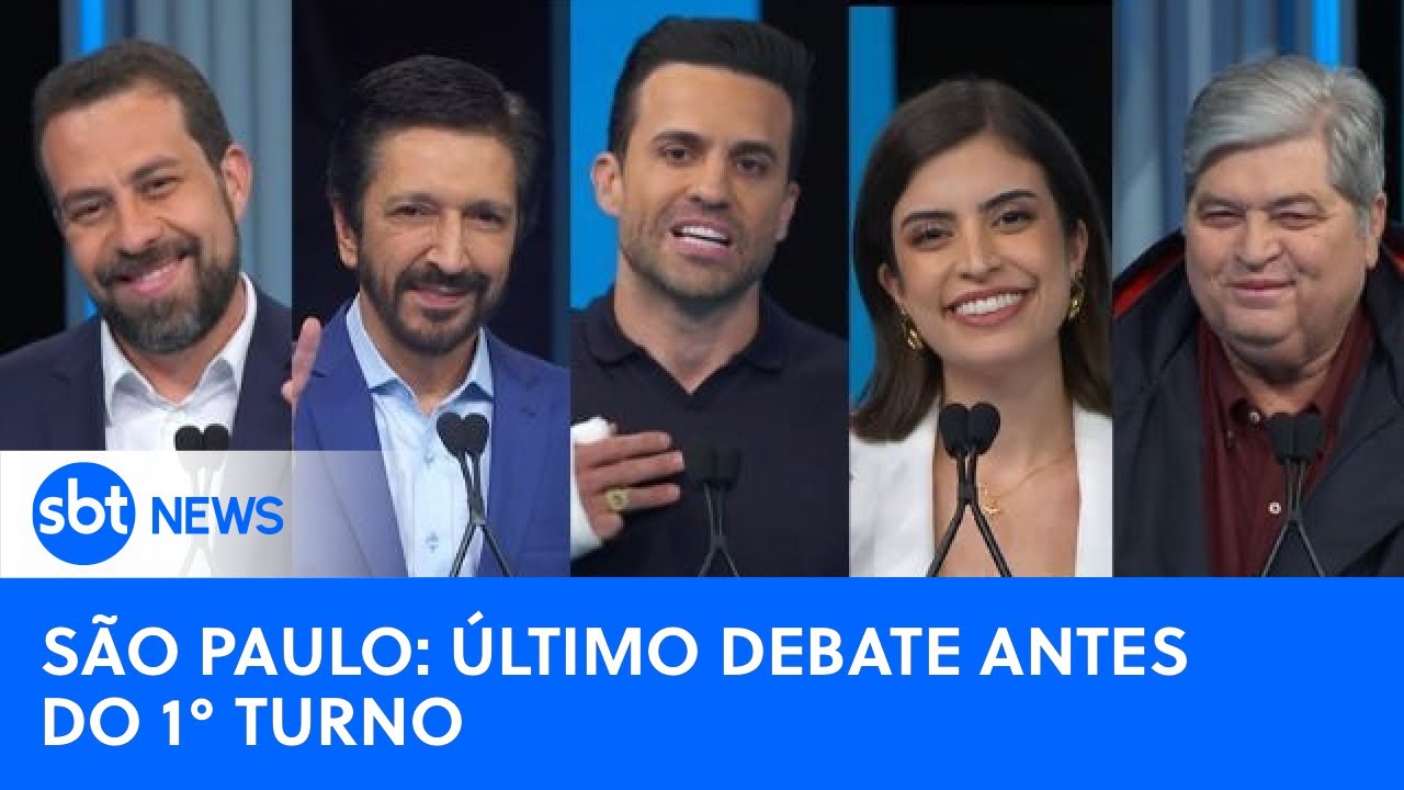 🔴SBT News na TV: Último debate em SP é marcado por confronto entre Boulos, Nunes e Marçal
