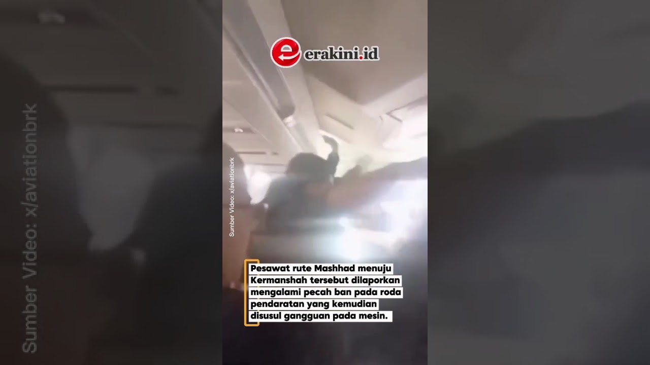 Detik-detik Pesawat Boeing 737 Pecah Ban