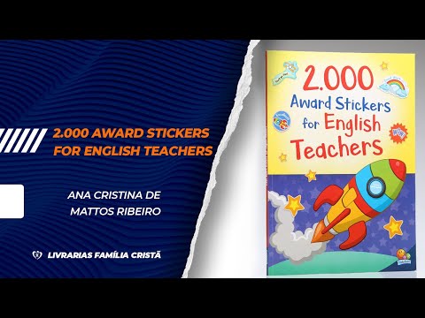 2.000 Award Stickers For English Teachers | Ana Cristina de Mattos Ribeiro - LFC