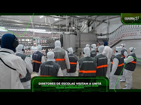 Coagru Informativo  - Diretores de escolas de Ubiratã visitam a Unitá