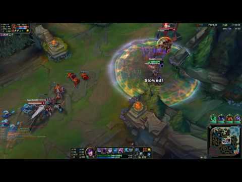 Syndra v Jarvan IV outplay.