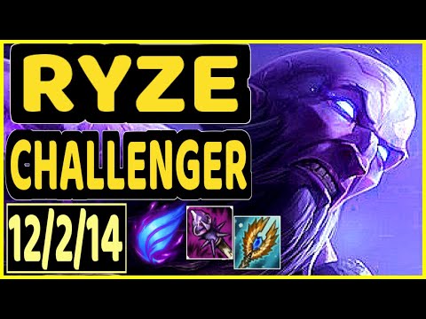 TINOWNS (RYZE) - 12/2/14 KDA MID CHALLENGER GAMEPLAY - BR