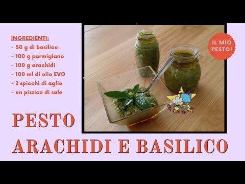 Pesto Arachidi e basilico