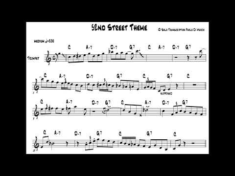 52nd STREET THEME Fats Navarro solo transcription