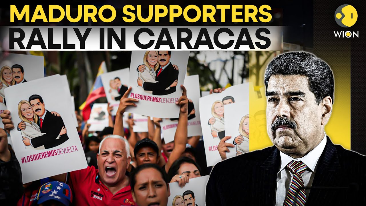 Venezuela LIVE: Pro-Maduro Rally In Caracas As Supporters Demand Release of Former President | WION