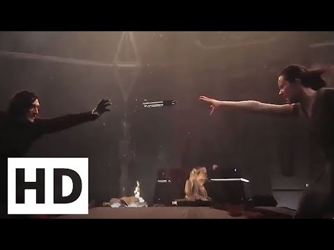 Kylo Ren vs Rey *HD* - Lightsaber Force Battle