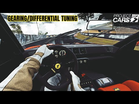 PROJECT CARS 3 TUNING TUTORIAL - GEARING/DIFFERENTIAL TUNING GUIDE (POWER/COAST/PRELOAD/FINAL DRIVE)