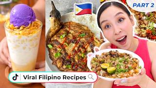 I Tried Viral Filipino TikTok Recipes🇵🇭 Part 2