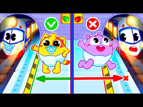 Train Rules Song | Subway Safety for Kids | Funny Songs For Baby & Nursery Rhymes by Toddler Zoo