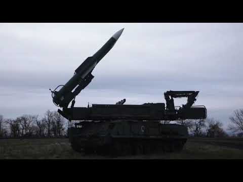 Russian Buk-M3 and Buk-M2 anti-aircraft missile systems in Ukraine