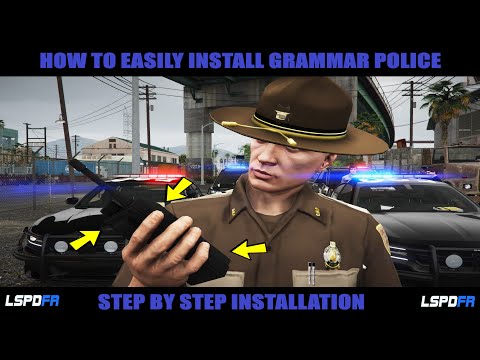 How To Easily Install Grammar Police (GTA V LSPDFR Police Radio Mod) #LSPDFR