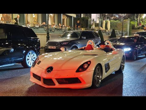 HYPERCARS SUPERCARS MONACO 2023 McLaren Stirling Moss, Sena, Maserati MC20, La Ferrari, Batmobile.