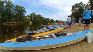 preview picture of video 'Сплав на байдарках по Ворскле ( Kayak rafting in Vorskla ) Нова Пошта'