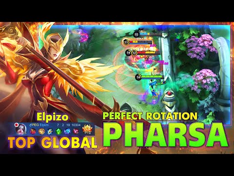 Pharsa Perfect Rotation! Top Global Pharsa by Elpizo ~ MLBB