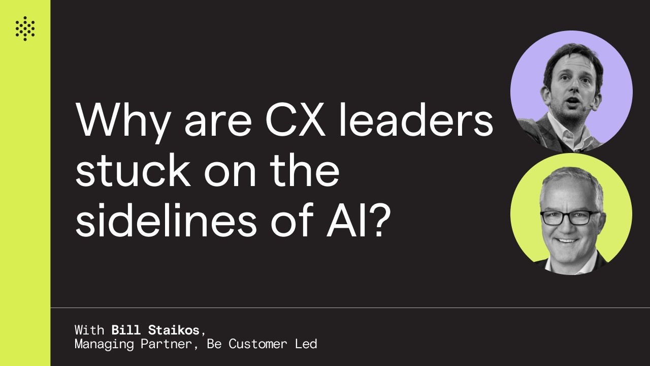 Why are CX leaders stuck on the sidelines of AI?