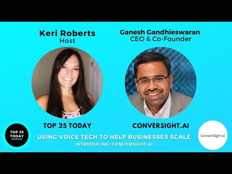 Conversight.ai with CEO & Co-Founder Ganesh Gandhieswaran