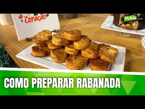 Como preparar rabanada