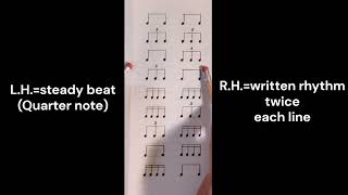 Tap along in 4/4 🎶 Rhythm warm-up No.3