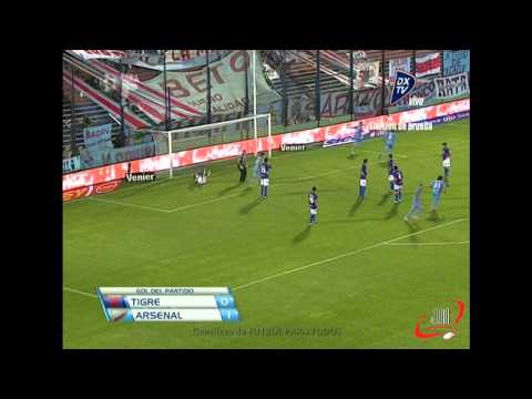 RESUMEN PARTIDO - TIGRE 0 ARSENAL 1 - FECHA 15 (15 11 2012)