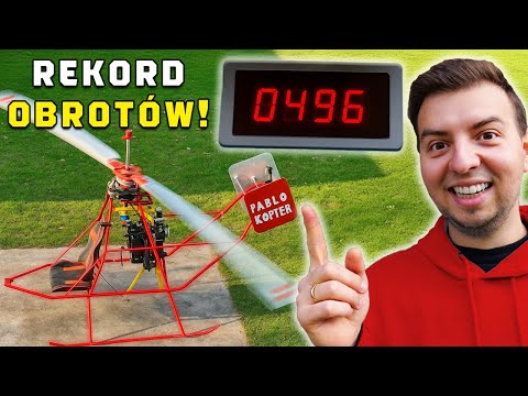 TO JUŻ PRAWIE LECI! REKORD OBROTÓW ŚMIGŁA!