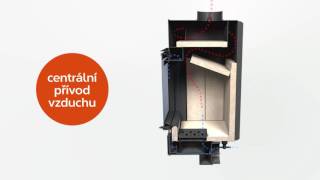 Камінна топка Romotop HEAT L 4g S 70.44.33.24 – лівостороння кутова топка з роздільним склом та світлою камерою згоряння