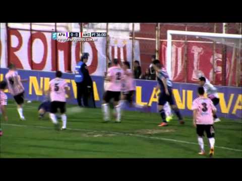 Gol de Noir. Atlético Paraná 1 - Los Andes 0. Fecha 35. B Nacional 2015. FPT