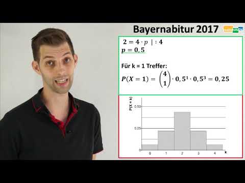 Bayernabitur 2017 - Aufgabengruppe 1 - Teil A - Stochastik - Aufgabe 2 - Mathe Abitur