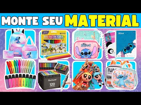 DESAFIO: crie o KIT de MATERIAL ESCOLAR MAIS INCRÍVEL - Escolha os melhores itens! Emilly vick