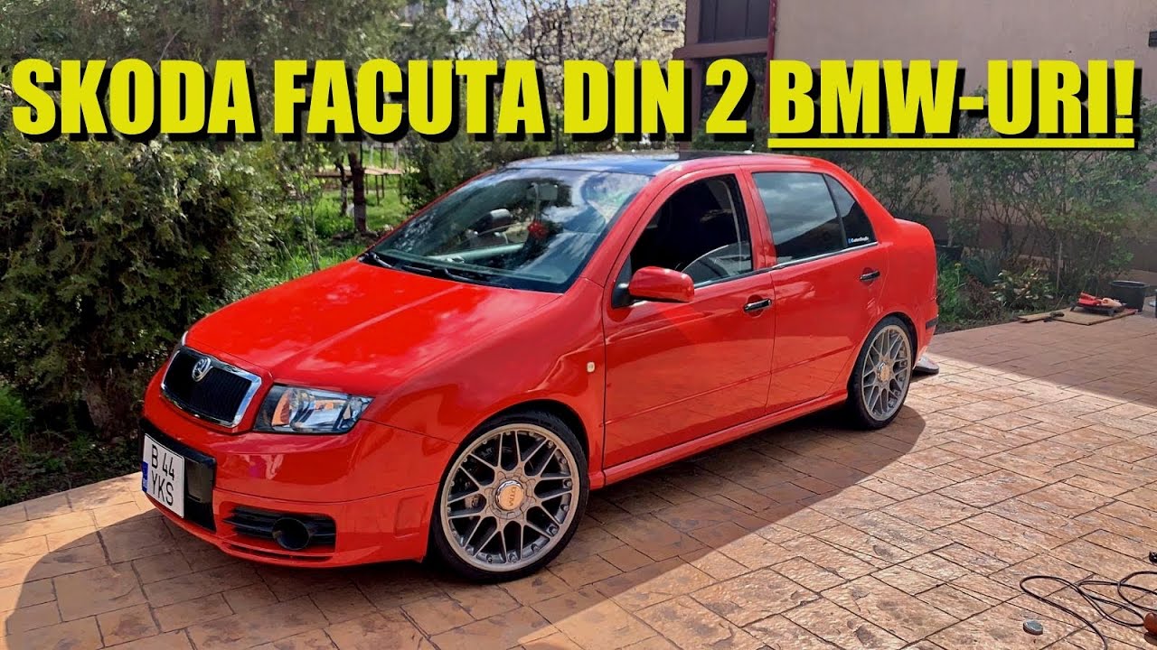 SKODA FABIA -TUNATA CU INTERIOR DE BMW!