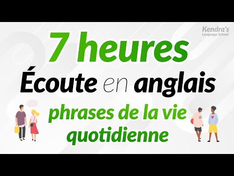 Écouter toute la journée! Plongez-vous dans l'écoute de la langue anglaise (phrases du quotidien)