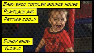 Duhop PETTING ZOO & TODDLER PLAYTIME BOUNCE HOUSE PLAY PLACE VLOG