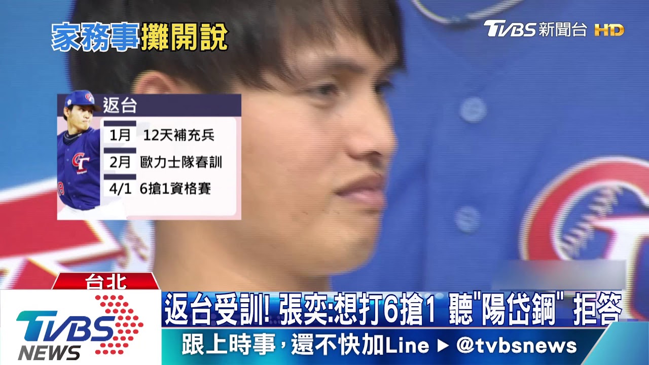 返台受訓!聽敏感詞「陽岱鋼」 張奕拒答