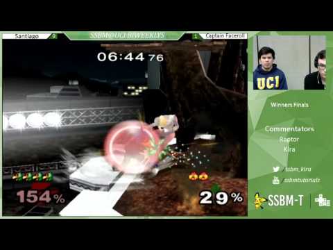 UCI 15 Winners Finals - Santiago (Falco) vs Captain Faceroll (Sheik) - Super Smash Bros. Melee