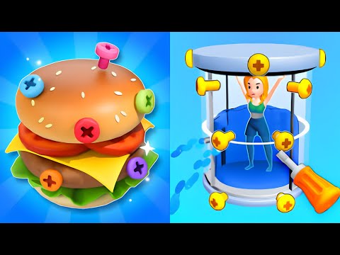 3D Bolt Master vs Screw Master – All Levels Gameplay! (ios Android) - YouTube