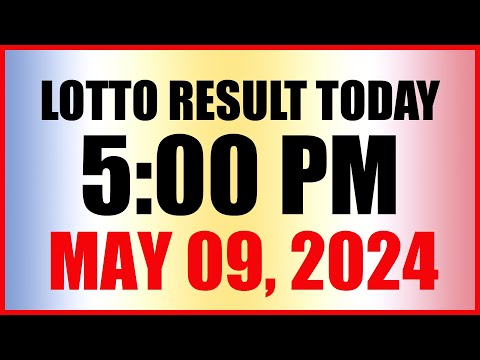 Lotto Result Today 5pm May 9, 2024 Swertres Ez2 Pcso