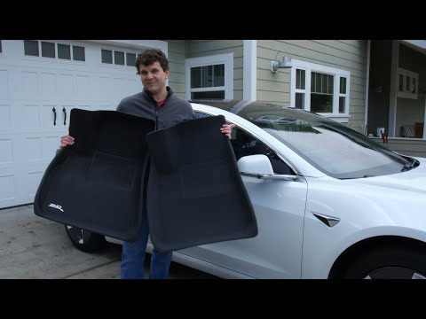 3D MAXpider vs TAPTES All Weather Floor Mats for Model 3