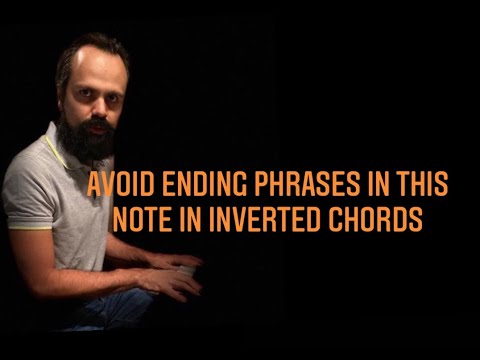 Quick Tip 287   Avoid ending phrases in the note in inverted chords