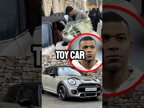 Mbappé's first car is a pure toy.🤣💀🚗